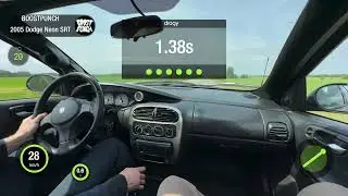 DODGE NEON SRT 2.4Ti MT FWD 2005 STOCK. 0-200 ACCELERATION