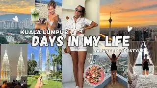 Productive Day in My Life: Kuala Lumpur VLOG, exploring KL, Balanced lifestyle,  getting sick 🥹