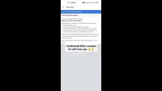 FREE VPN Confirm Primary USA location FB ID | USA location Free VPN | Free vpn location confirm