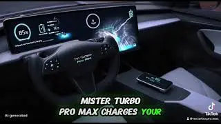 The Future, Mr.Turbo Pro Max Power Bank. Charge While You Drive. Everyone Must Have One!!!