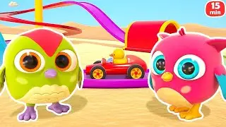 Peck Peck & Mainan untuk Anak-anak. Ayo Bermain dengan Mobil Mainan dan Piramida Siput! 🐌🚗 Game Bayi