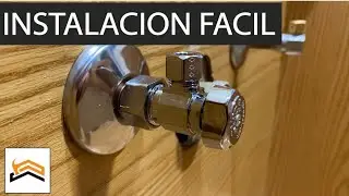 Cómo Instalar una Válvula de Cierre de Agua de Compresión | Lavabo del Baño