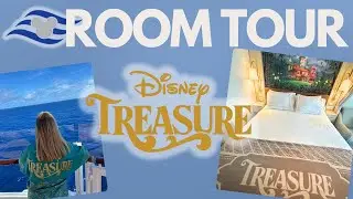 Disney Treasure Deluxe Oceanview Verandah Stateroom Tour on Deck 9 - Encanto Themed (2025)