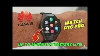 Check Out the HUAWEI WATCH GT6 PRO! Up to 21 Days Battery—This Is Crazy!