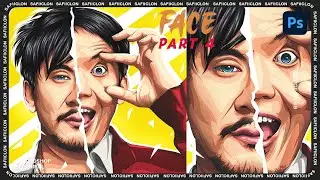 [ Photoshop Tutorial ] Vincent & Desta Vexel Art in Photoshop [ PART 4 - FACE ]