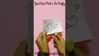 (Day 7) Homemade Unicorn 🦄 Colouring Book #shorts #youtubeshorts #10daysunicorncraftchallenge