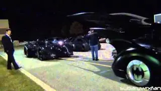 ALL 5 Batmobiles DRIVING Around Together!