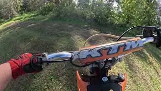 October 12 KTM 65 SX 80cc kit ripping around 
