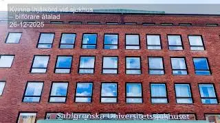 Kvinna ihj&auml;lk&ouml;rd vid sjukhus &ndash; bilf&ouml;rare &aring;talad
