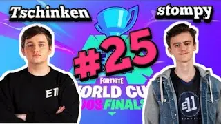 Tschinken and stompy Fortnite World Cup Final Duos Highlight!!!