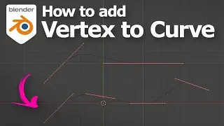 Blender add vertex to curve