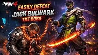 EASILY DEFEAT  JACK BULWARK BOSS💯🤯 | LING VS JACK BULWARK🔥 | SHADOW FIGHT 4 ARENA | STORY CHAPTER 4