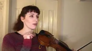 Violin How to- easy Irish- The Staffordshire Hornpipe- slow practice, ornaments and chords