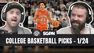 College Basketball Picks: Jan 24th | CBB Best Bets For Saturday