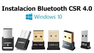 Instalaci&oacute;n Driver Bluetooth CSR 4.0 Win 10 PC Control Ps4 XONE Easy Idea, Ugreen, Baseus y gen&eacute;rico