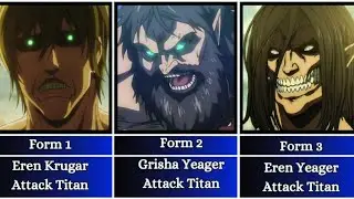 All Titan Shifters in Attack on Titan (Including Summoned Titans of Ymir....) #anime #attackontitan