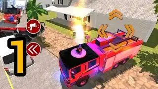 Fire Truck Simulator 2025 - Truck Simulator - Fire Truck Driving Simulator - Android,ios Gameplay