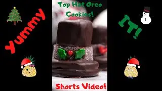 Top Hat Oreo Cookies on the 2nd day of Christmas #shorts | Yummy It Food