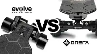 Evolve GTR VS ONSRA BLACK Carve - Electric Skateboard Test