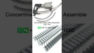 Concertina Razor Wire U C Clip Nail Punch Press Making Machine #Clip #nail #machine #press #punch