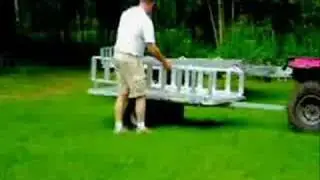 PACRAT TWO IN ONE ATV TRAILER by ALUMA demo