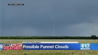 Possible Funnel Clouds Spotted In Yolo County