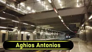 Metro Station Aghios Antonios - Athens 🇬🇷 - Walkthrough 🚶
