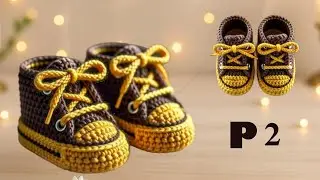 How to Crochet Baby Shoes &ndash; Part 2 | Step-by-Step Tutorial + Pattern
