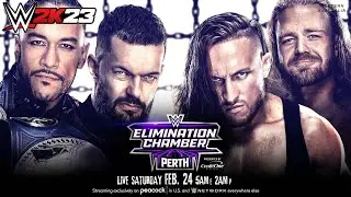 WWE 2K23 Elimination Chamber: Perth: The Judgment Day vs. New Catch Republic - WWE Tag Team Champion