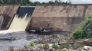Grand Bank town dam water reservoir