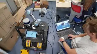 MIPT Husky - UR5 and ROS test