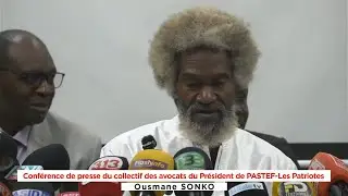 Conf&eacute;rence de presse du collectif des avocats du Pr&eacute;sident de PASTEF-Les Patriotes Ousmane SONKO