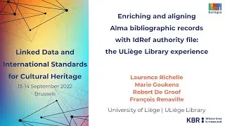 Enriching and aligning Alma bibliographic records with the IdRef authority file