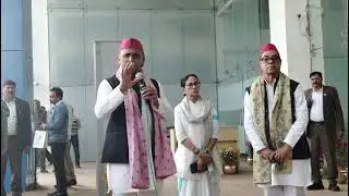 Samajwadi Party Chief Akhilesh Yadav met with the WB CM Mamata Banerjee at Nabanna. #akhileshyadav 