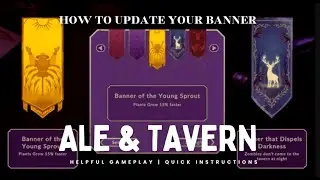 How to update your banner in Ale & Tavern