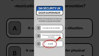 Sia Security UK Training 2025, Sia Security Guard Test Question #bodyguardtraining #closeprotection
