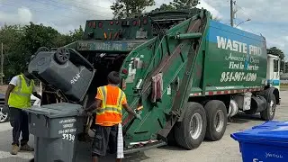 Waste Pro Mack MRU Leach 2RIII Rear Loader Garbage Truck