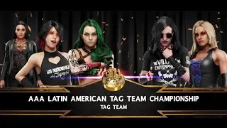 Los Ingobernables de Jap&ograve;n vs. Stratus Enterprises for the AAA Latin American Tag Team Championships