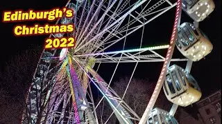 Edinburgh's Christmas - On Ride Footage - POV - Funfair - Market - Techno Power - RBCD Ep41