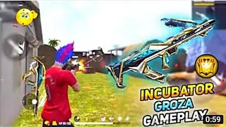 BEST INCUBATOR GROZA GUN SKIN FREE FIRE / FREE FIRE GROZA INCUBATOR TESTING.