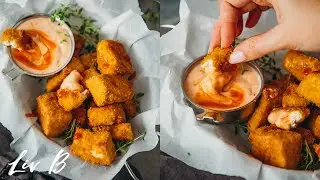 Oven-Baked Tofu Bites with Bang Bang Sauce
