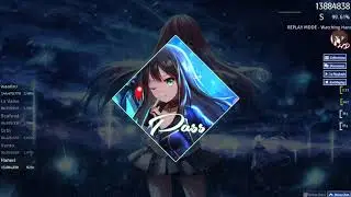 [osu!] TRakker - Countdown to the Blue [Azure] +HD FC #7