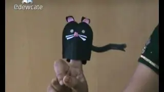 How to make a mouse finger puppet
