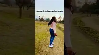 Beautiful sunset in Kashmir🌼।Botanical garden, Srinagar #sunset #srinagar #viral #shorts