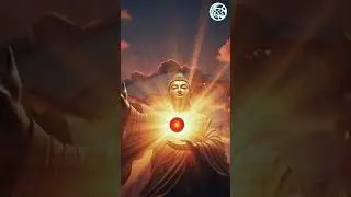Flames of Destruction Fade Under Sacred Light #buddha #motivation #buddhainbuddhism