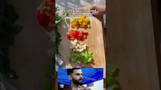 Virat Kohli inspired | pan grilled vegetables #veg #veggies #vegetables #viratkohli