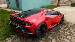 Lamborghini Huracán EVO - Forza Horizon 5 | Thrustmaster TMX Gameplay