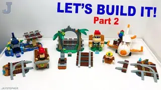 LEGO Super Mario 2023 Diddy Kong's Mine Cart Ride 71425 Build Part 2