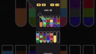 Прохождение Water Sort Puzzle level 139 👍🏻👍🏻👍🏻