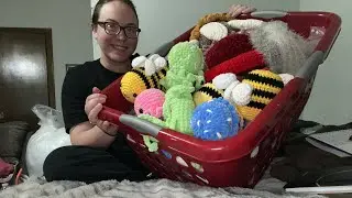 Everything I crocheted for my market! 🥰